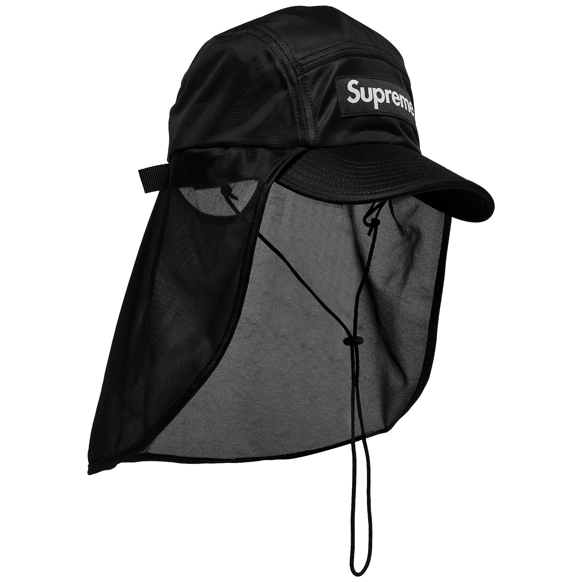 Supreme Mesh Sunshield Camp Cap 'Black' - 2