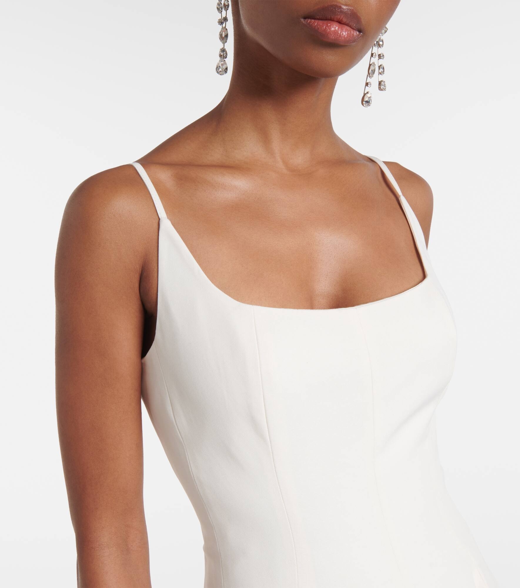 Bridal Joy cotton-blend maxi dress - 4