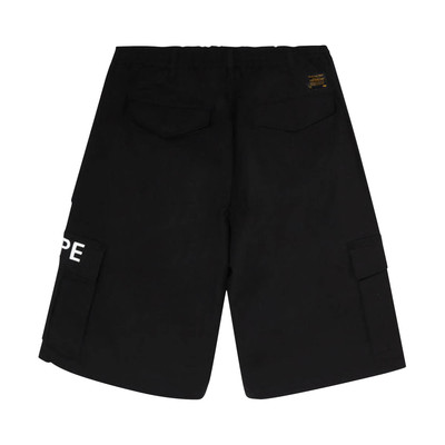 A BATHING APE® BAPE 6 Pocket Wide Fit Shorts 'Black' outlook
