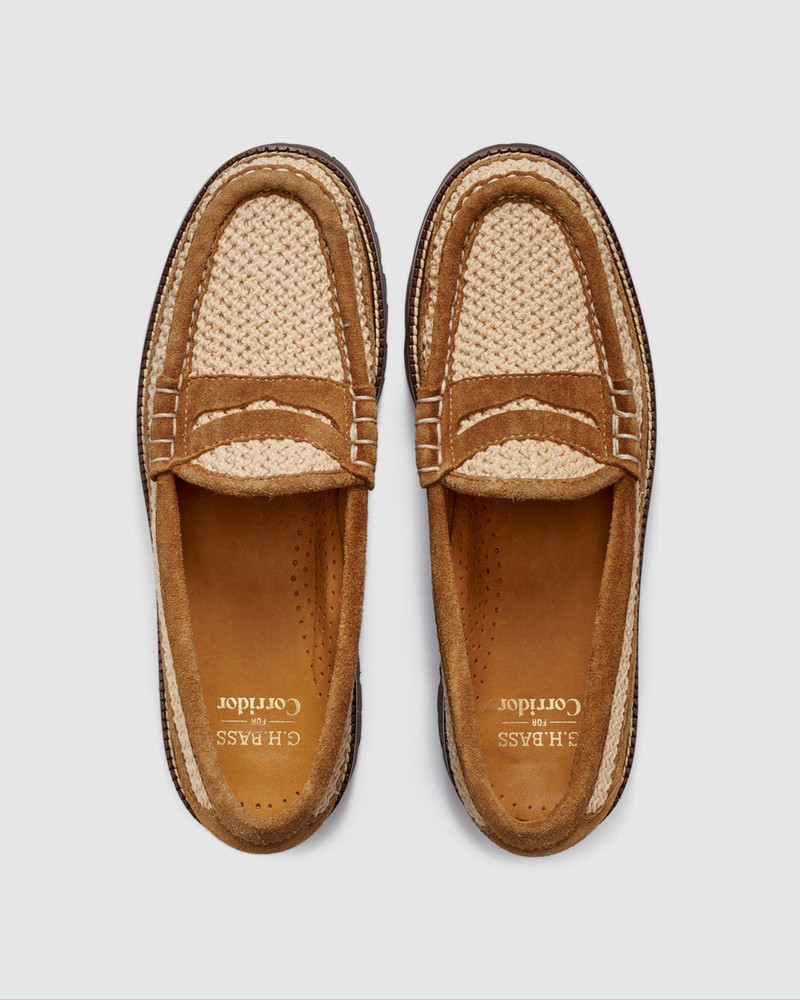 G.H. BASS X CORRIDOR LARSON RAFFIA LOAFER 3