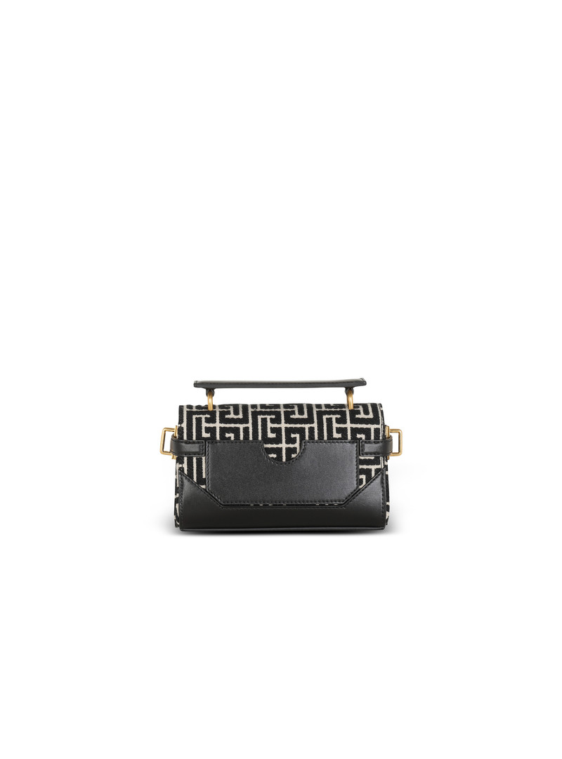 B-Buzz 19 leather bag with jacquard monogram 4