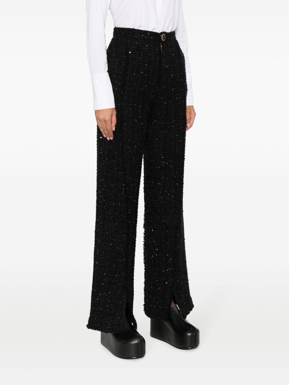 tweed tailored trousers - 3