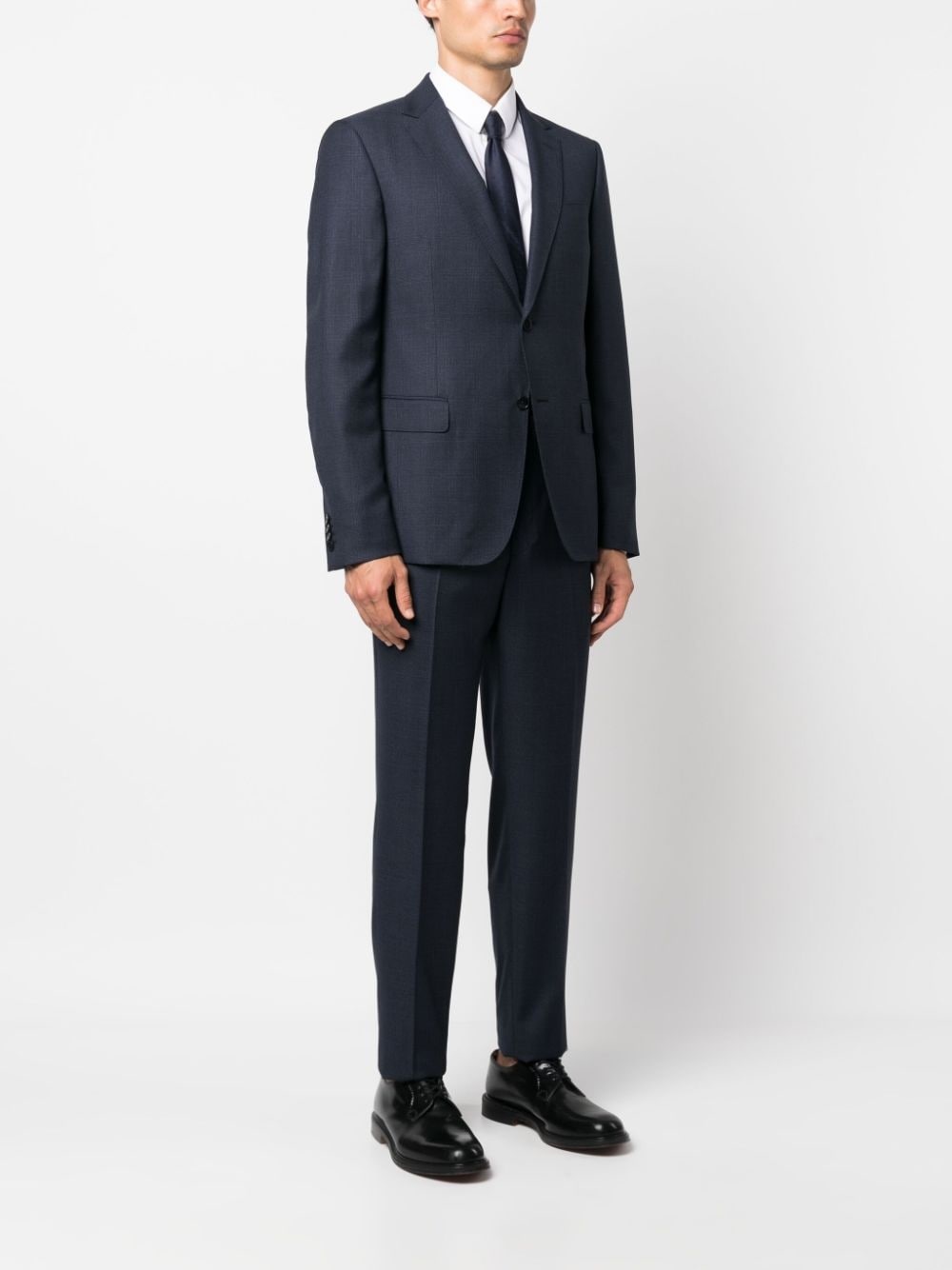 single-breasted wool suit - 3