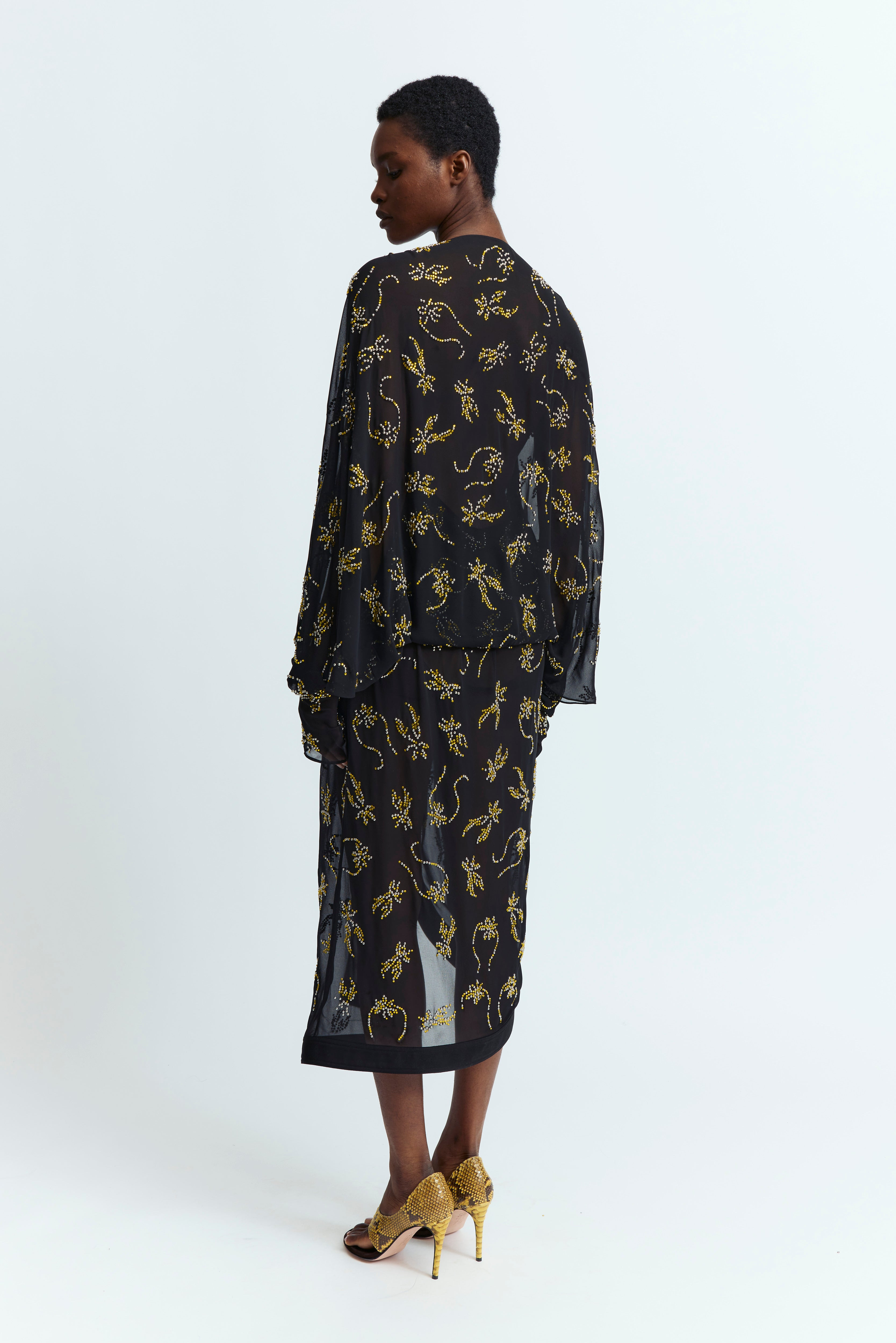 LICIA DRESS IN CHIFFON - 5