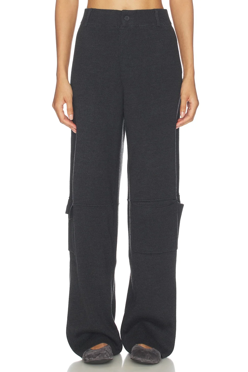 Knit Cargo Pants - 1