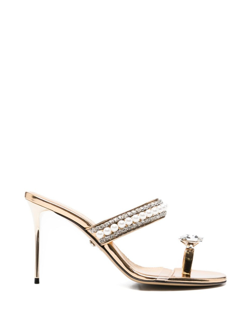 pearl-embellished sandals 1