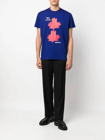 DSQUARED2 graphic logo-print T-shirt outlook