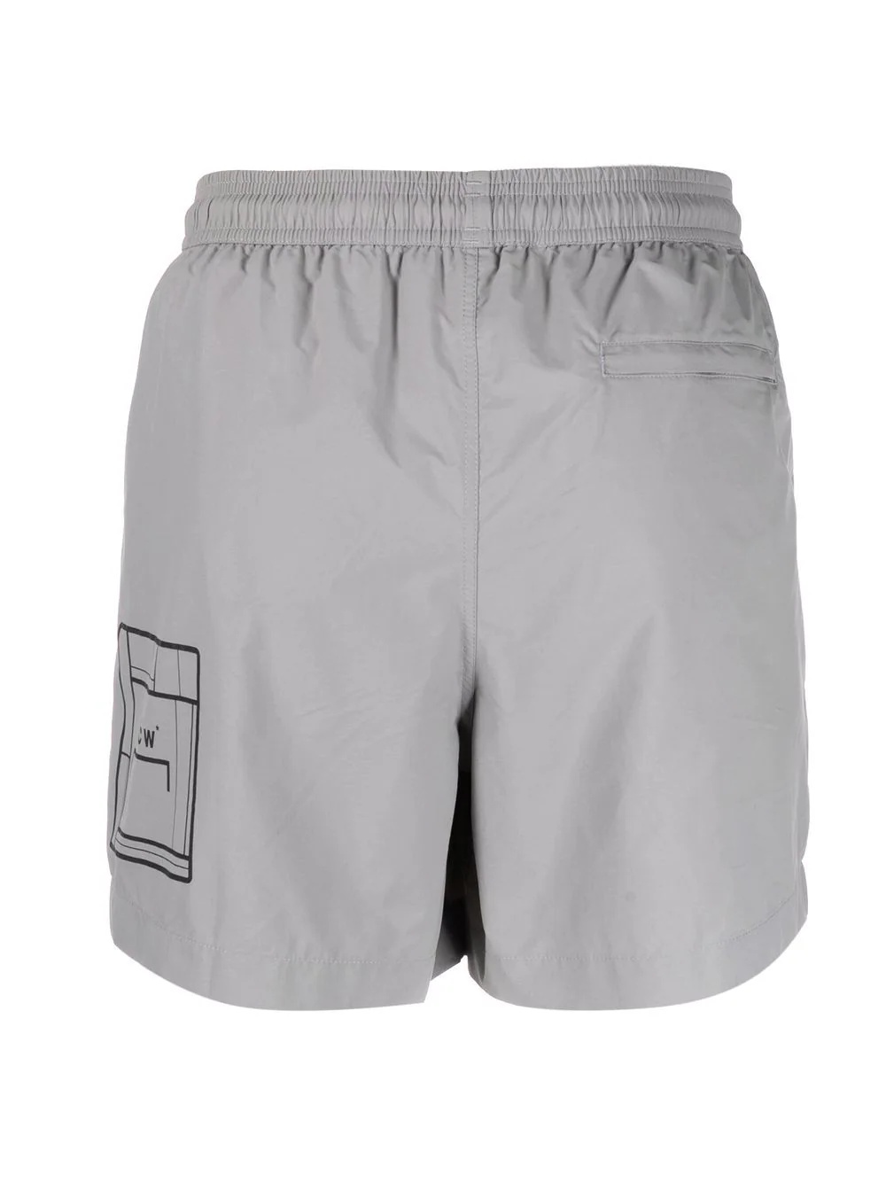 logo-print swim shorts - 2