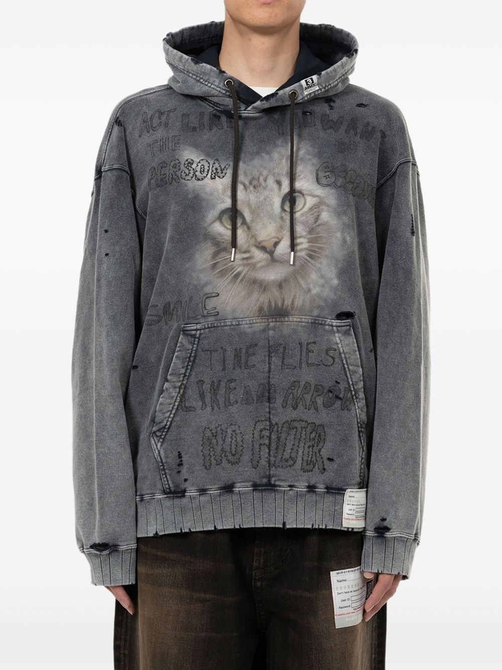 bleached hoodie - 2