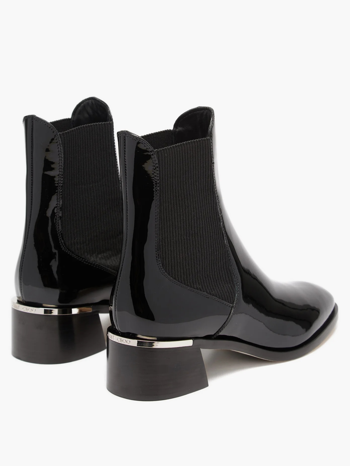 Rourke 45 patent-leather Chelsea boots - 4