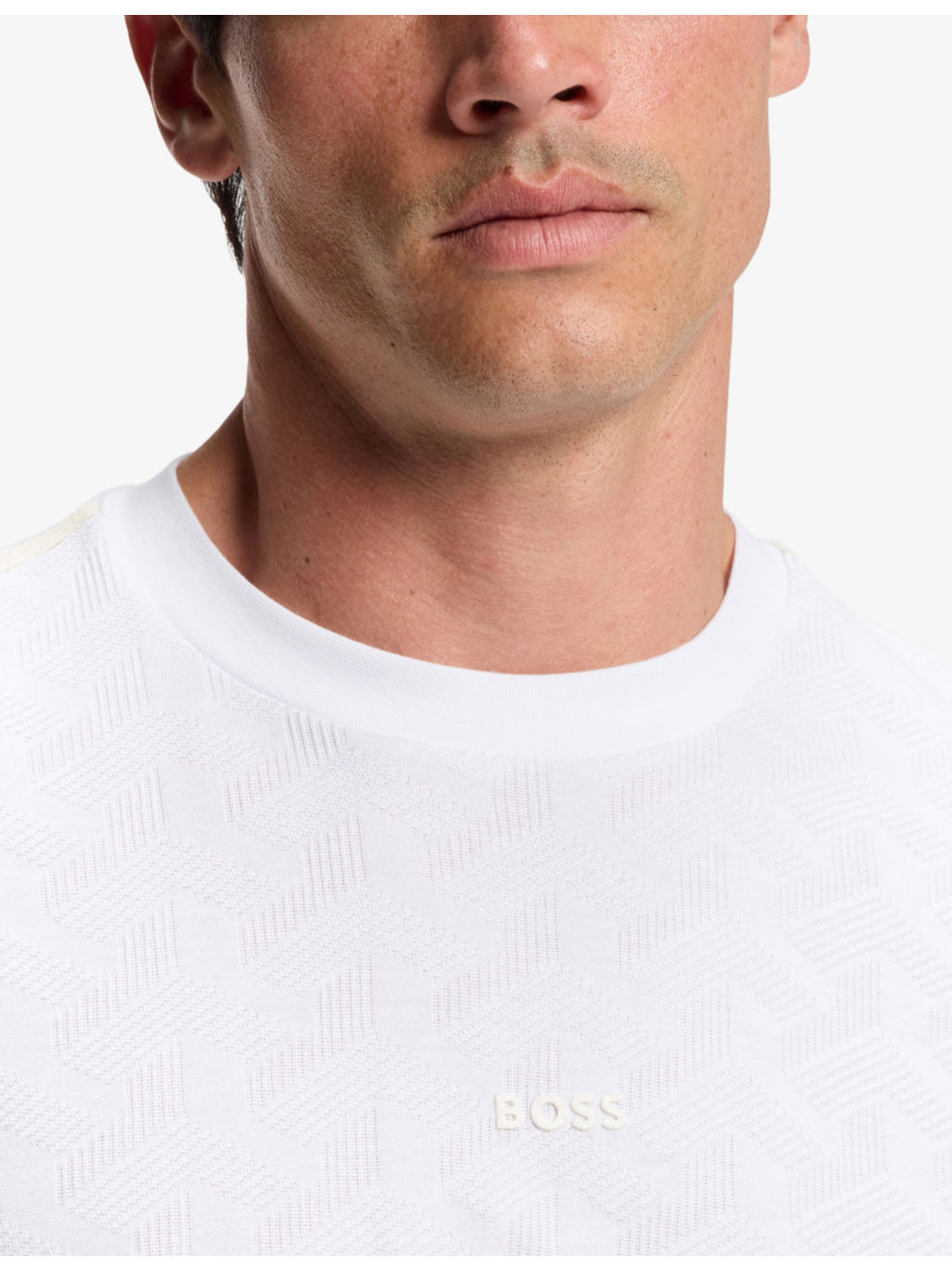 Jacquard-Pattern Relaxed-Fit Cotton-Jersey T-Shirt - 5