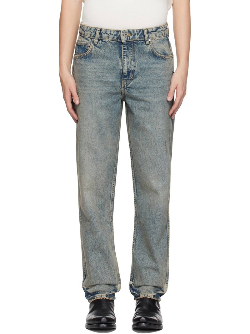 Blue R2 Straight Leg Jeans 1