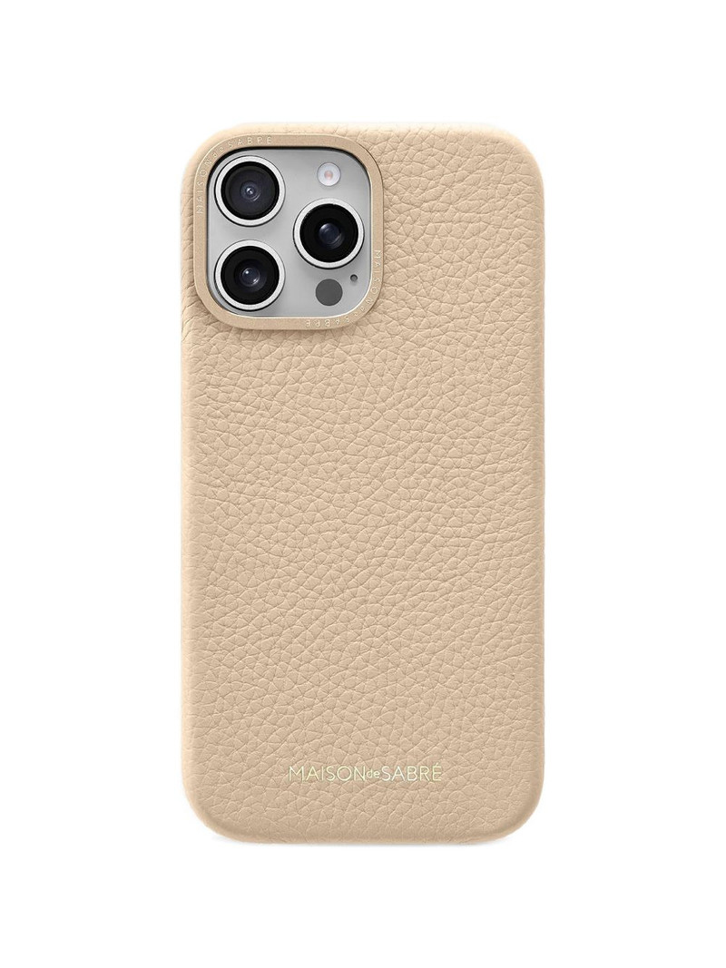 leather iPhone 16 Pro Max phone case 1