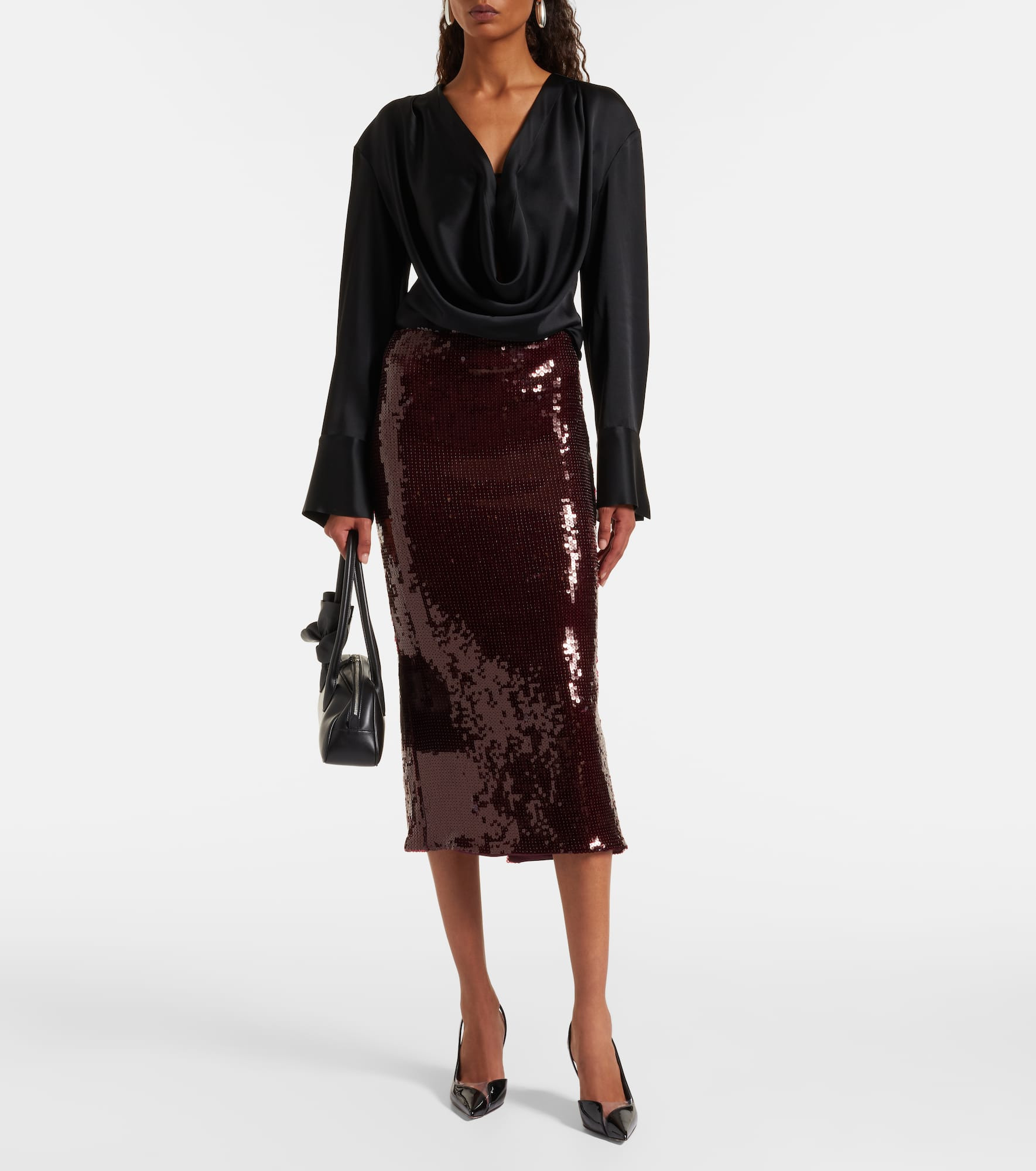 Georgia sequined pencil skirt - 2
