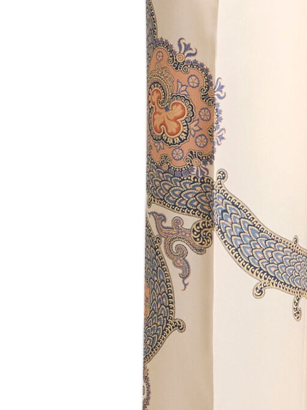 Year of Snake silk palazzo trousers - 2