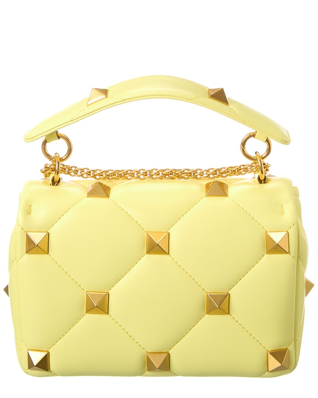 Valentino Roman Stud Medium Leather Shoulder Bag - 2