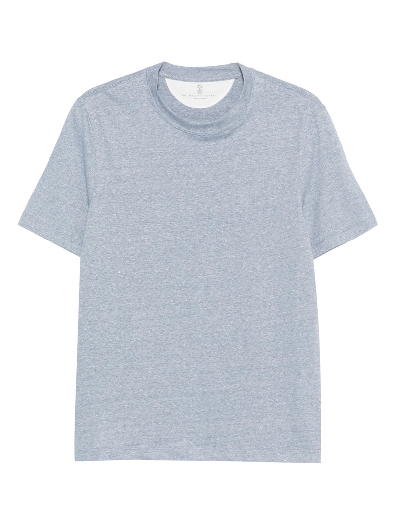 Brunello Cucinelli Straight Hem Cotton T-shirt 1