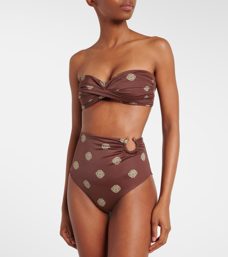 Johanna Ortiz Sea Sprite printed bikini top outlook
