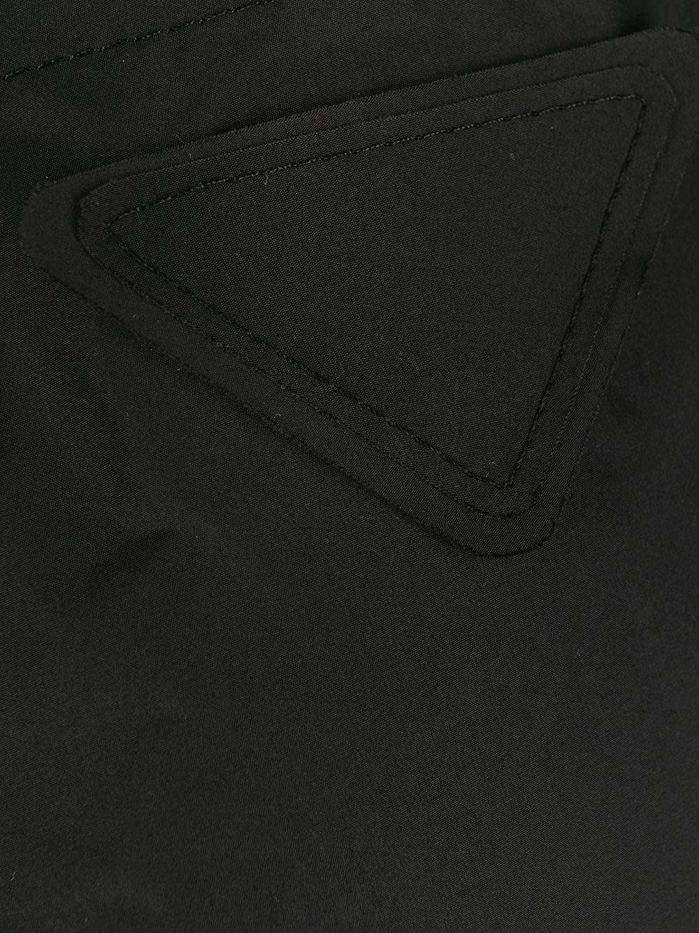 triangle patch logo shorts - 7