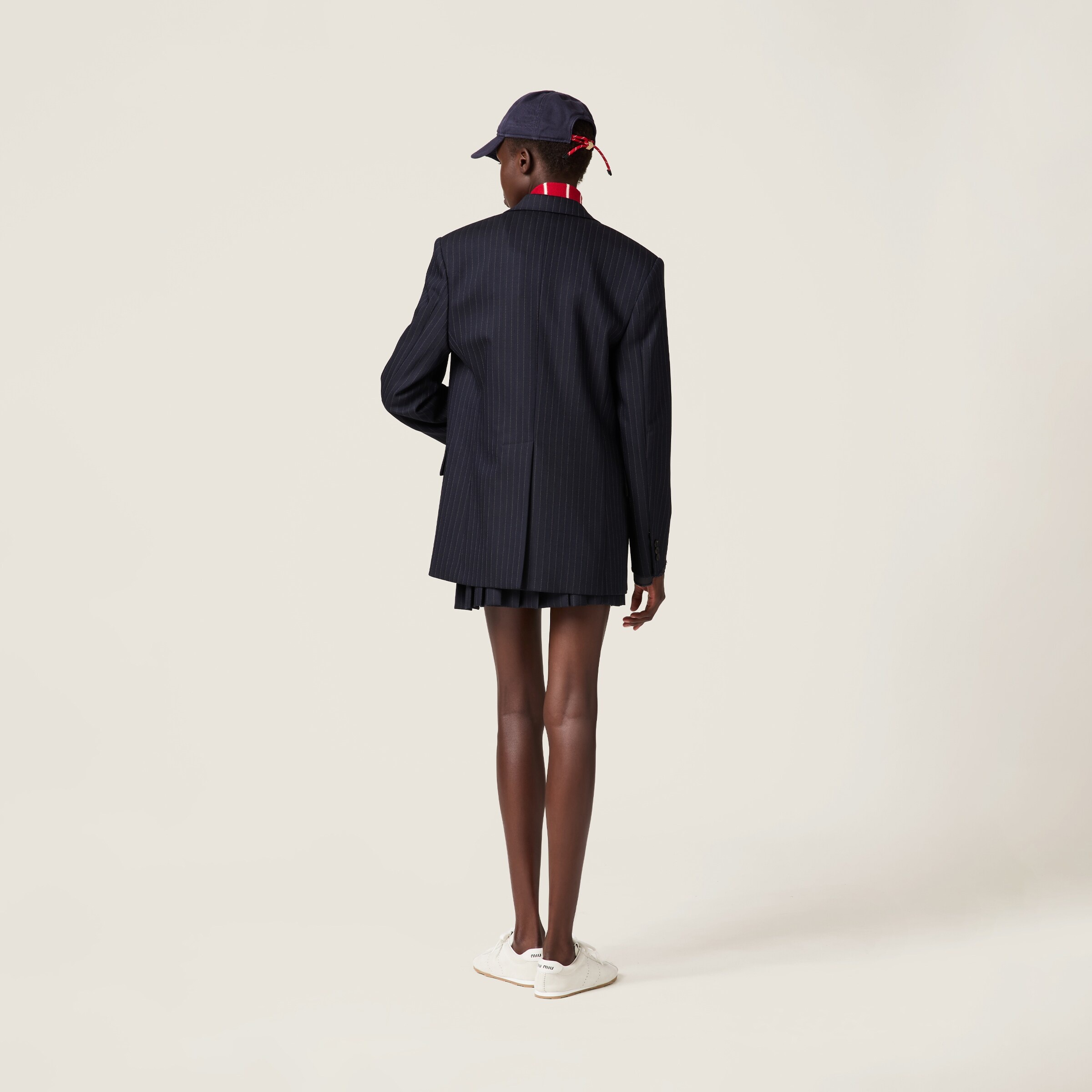 Single-breasted pinstripe jacket - 3