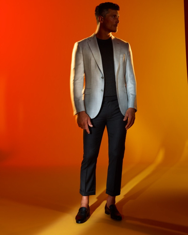 Brioni Men's Tigullio Wool Trousers outlook