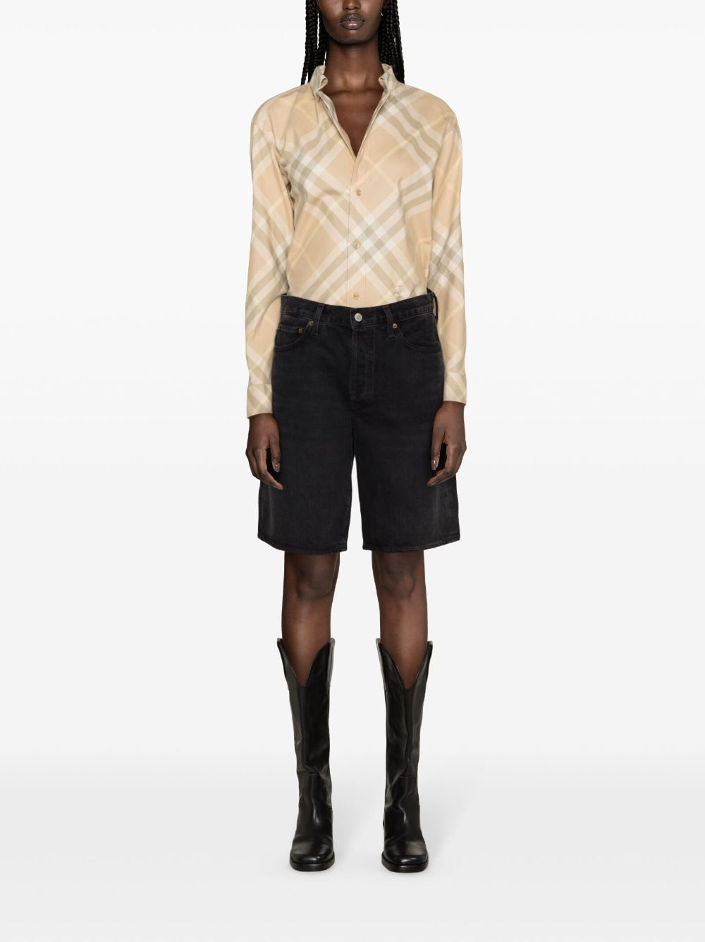 Burberry Shirts Beige - 4