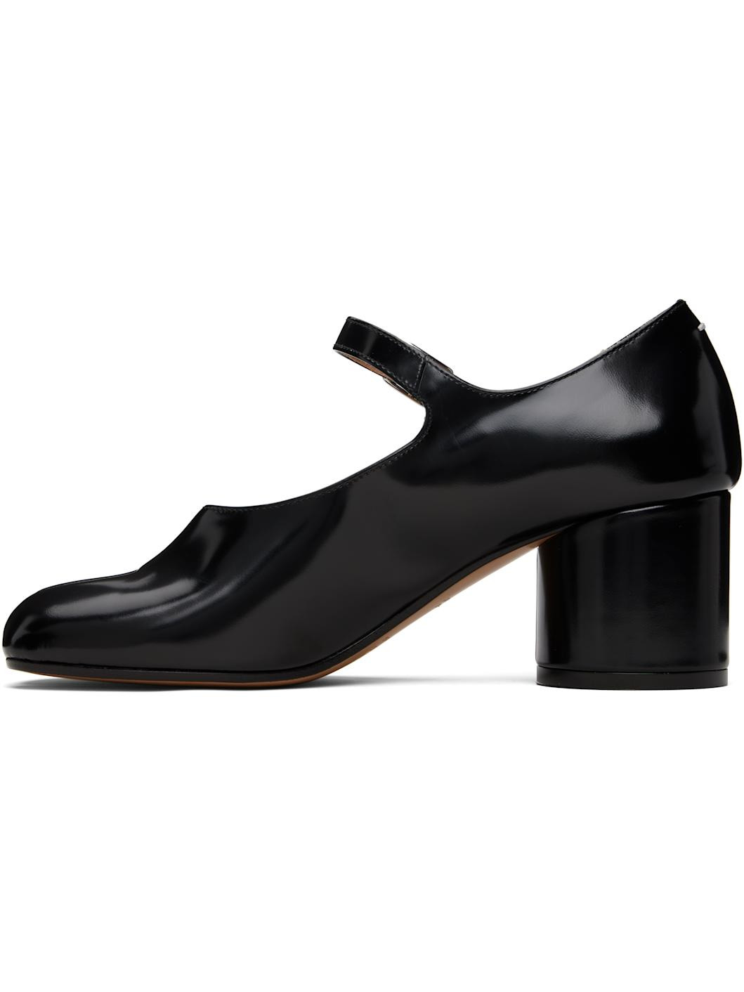 Black Tabi Mary Jane Heels - 3