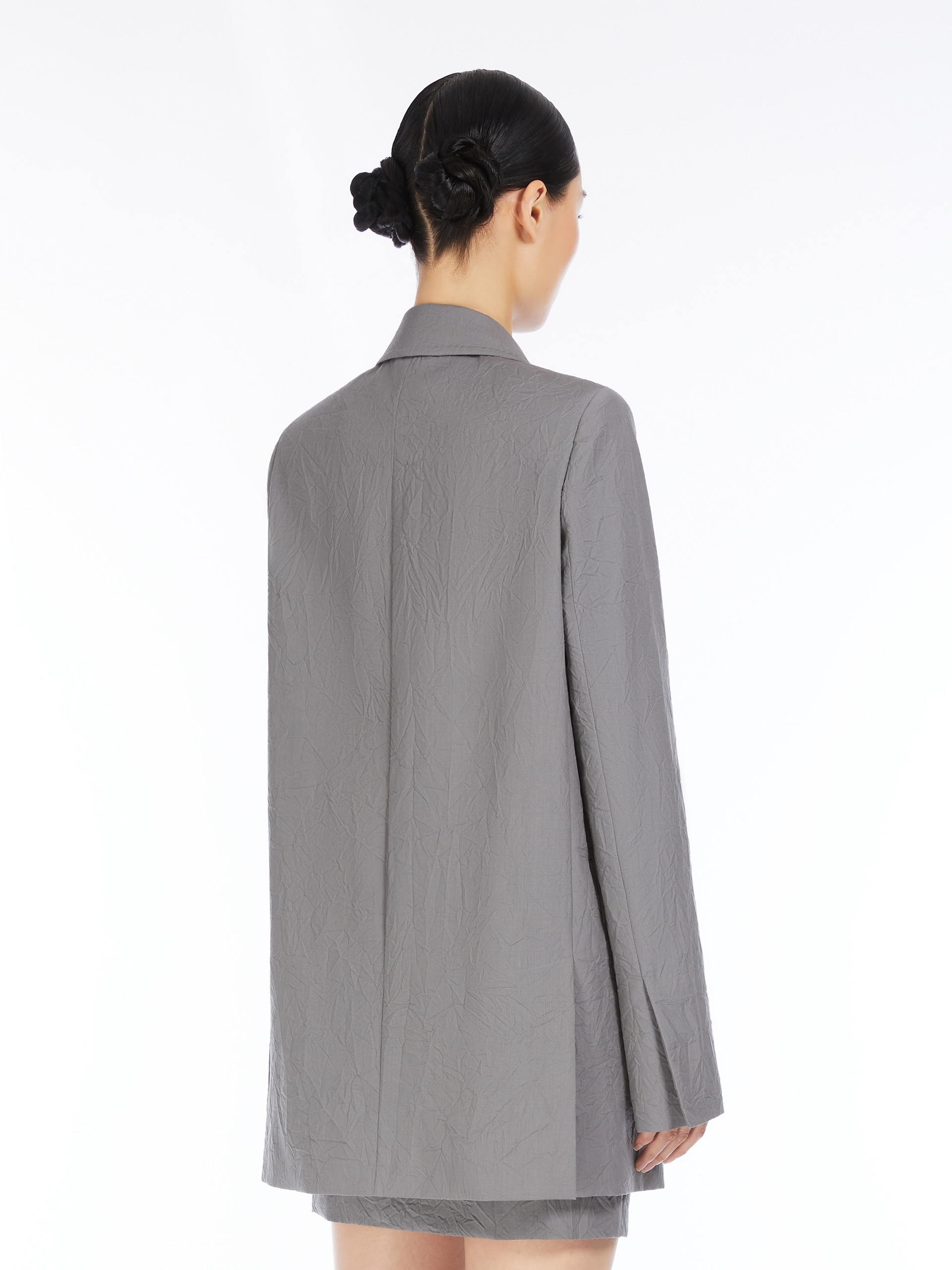 ABAVO1234 Oversized wool cloth blazer - 4