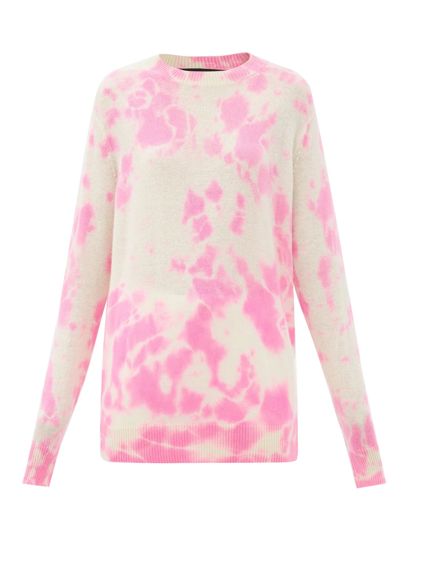 Hot Tranquility tie-dye cashmere sweater - 1