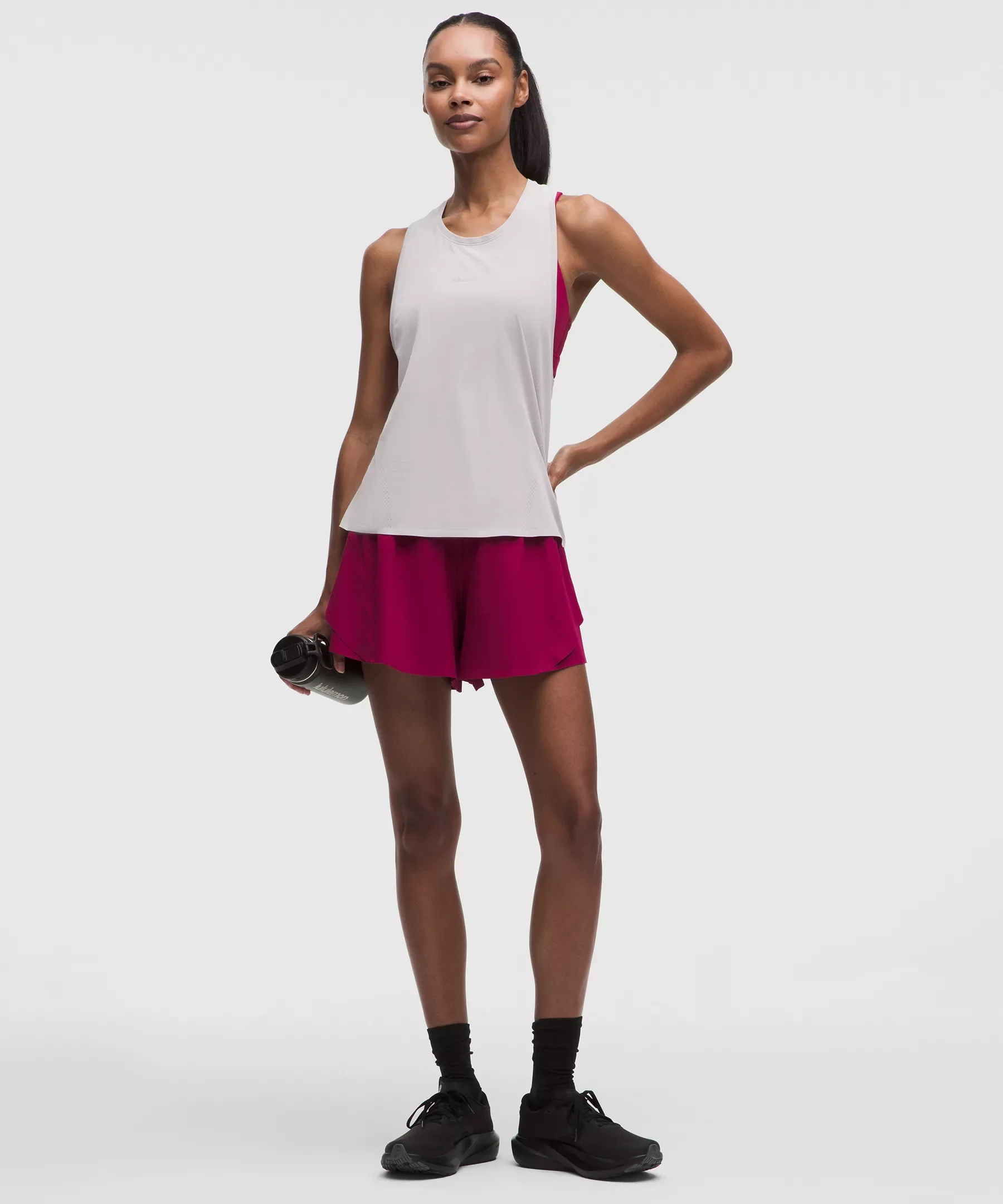Shake It Out High-Rise Running Short 4" - 1