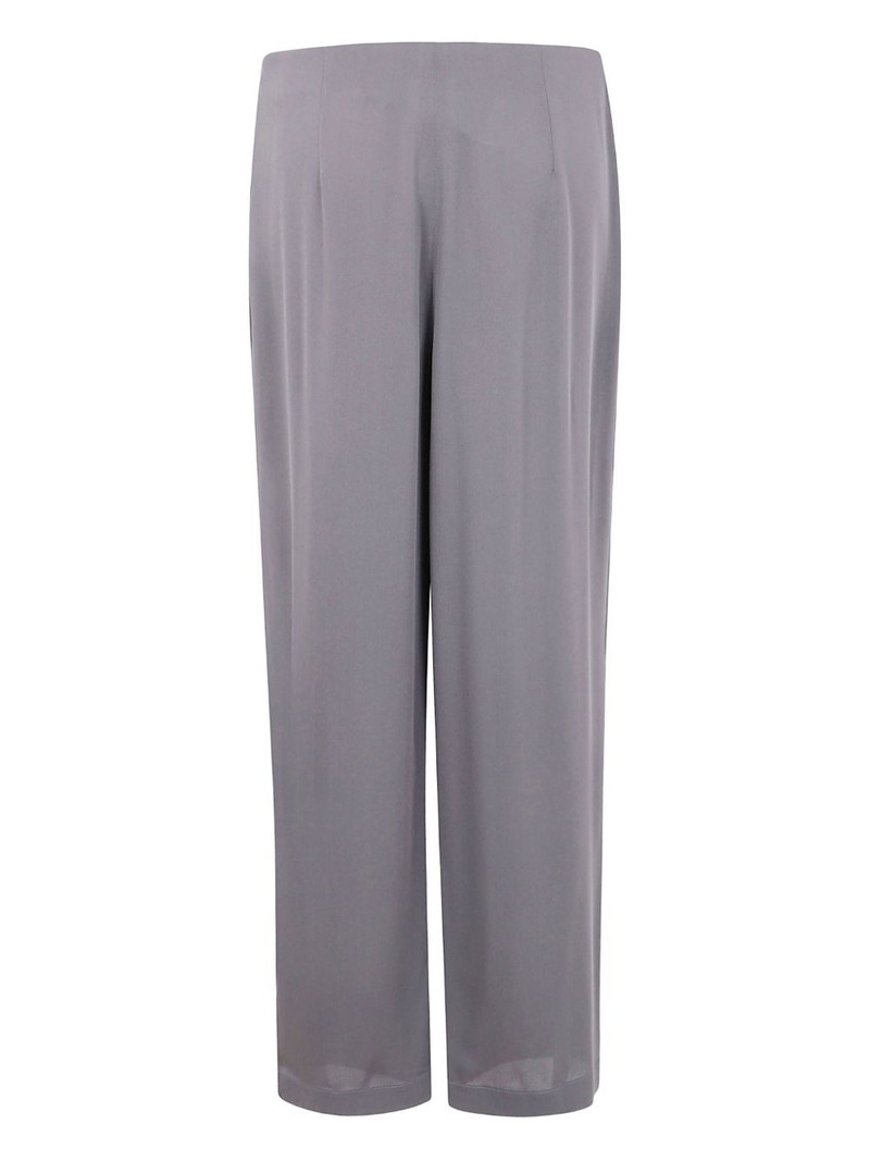 GIORGIO ARMANI pleated silk trousers outlook