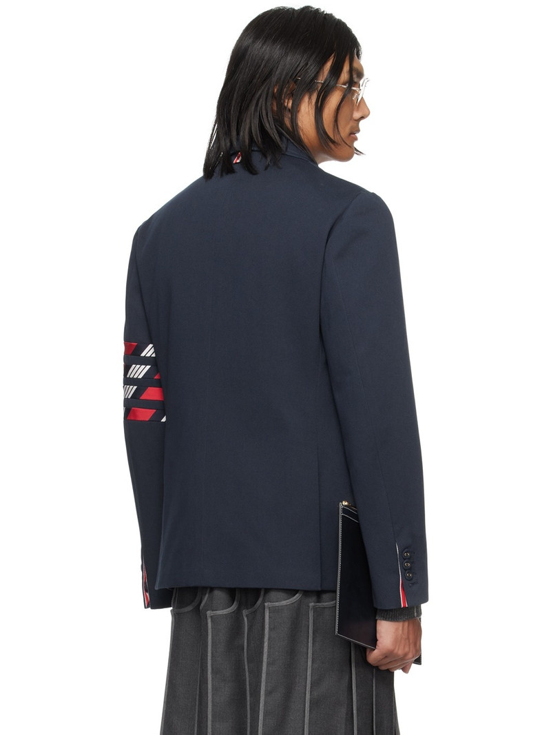 Navy 4-Bar Unconstructed Classic Blazer 3
