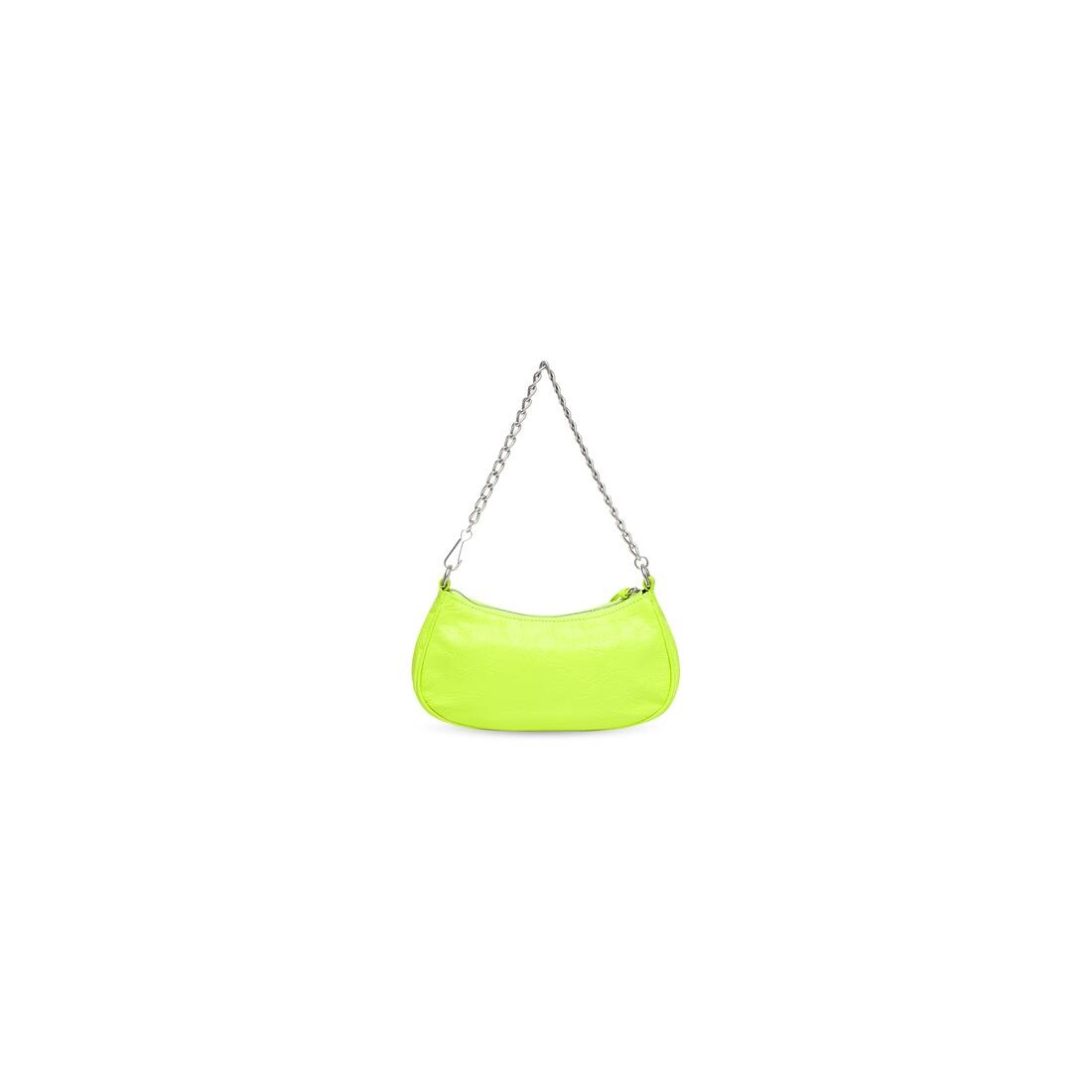 Women's Le Cagole Mini Purse With Chain in Yellow - 4
