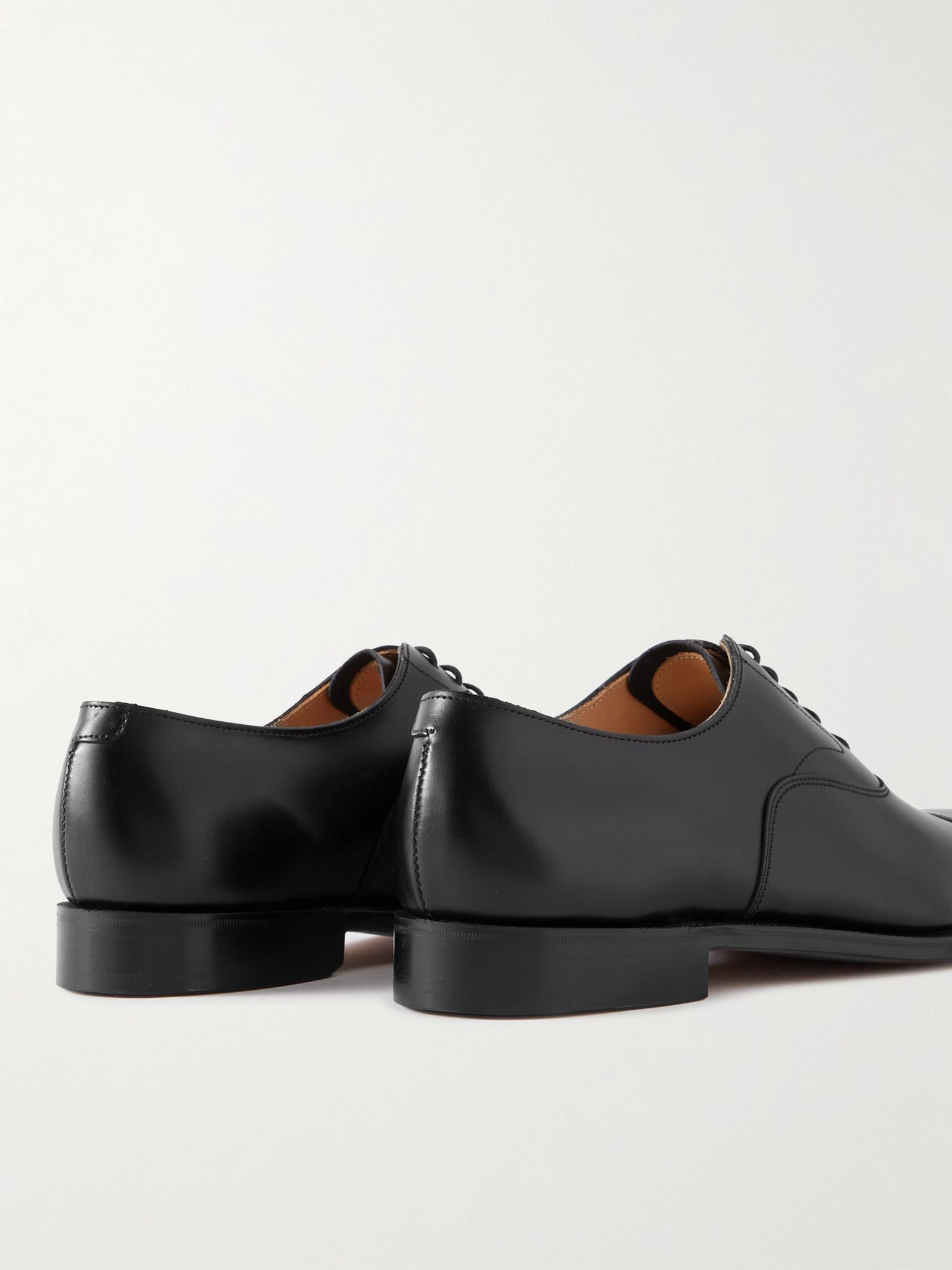 Cambridge Leather Oxford Shoes Black - 4