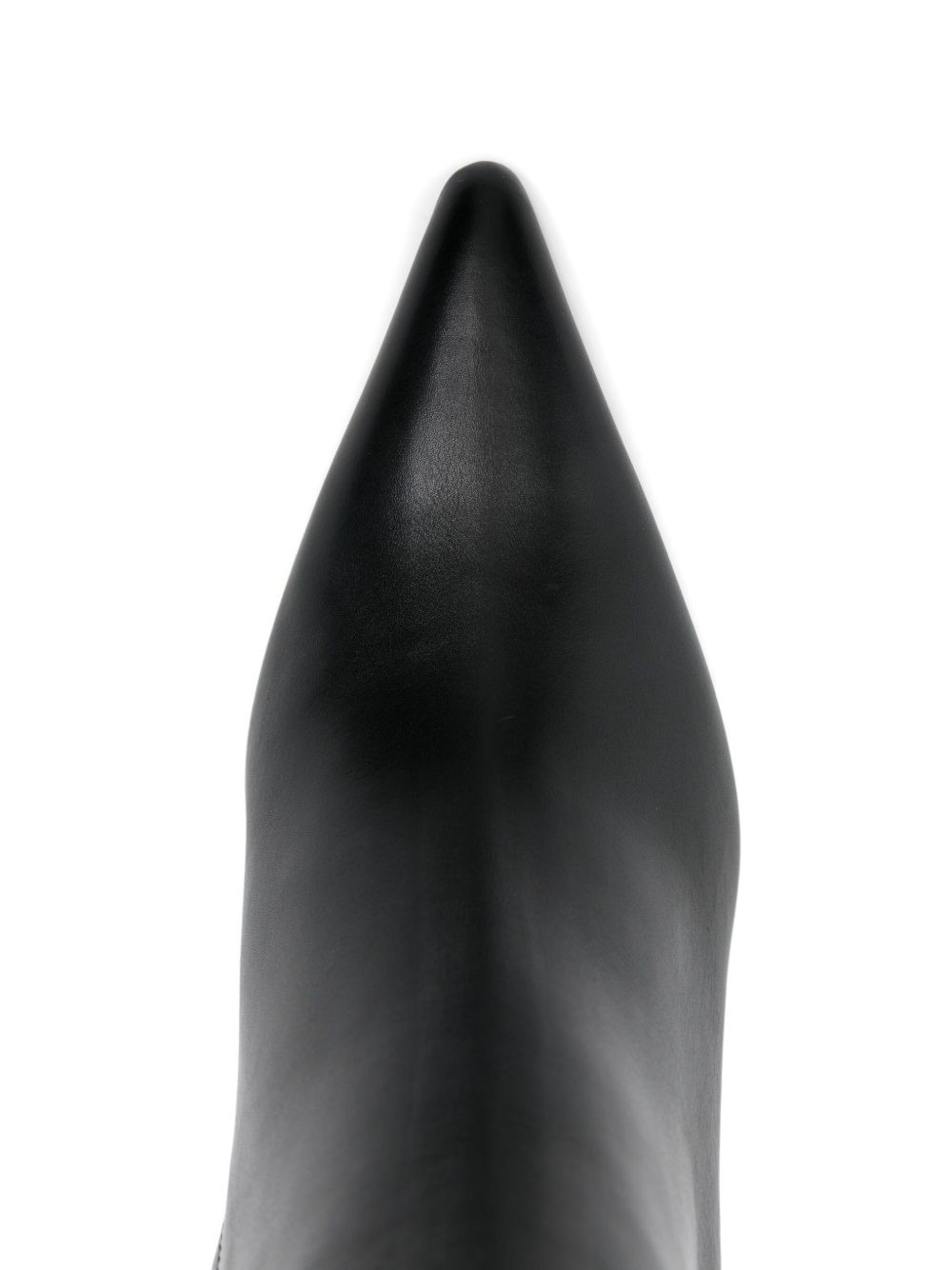 95mm Mugler leather pointed-toe boots - 4