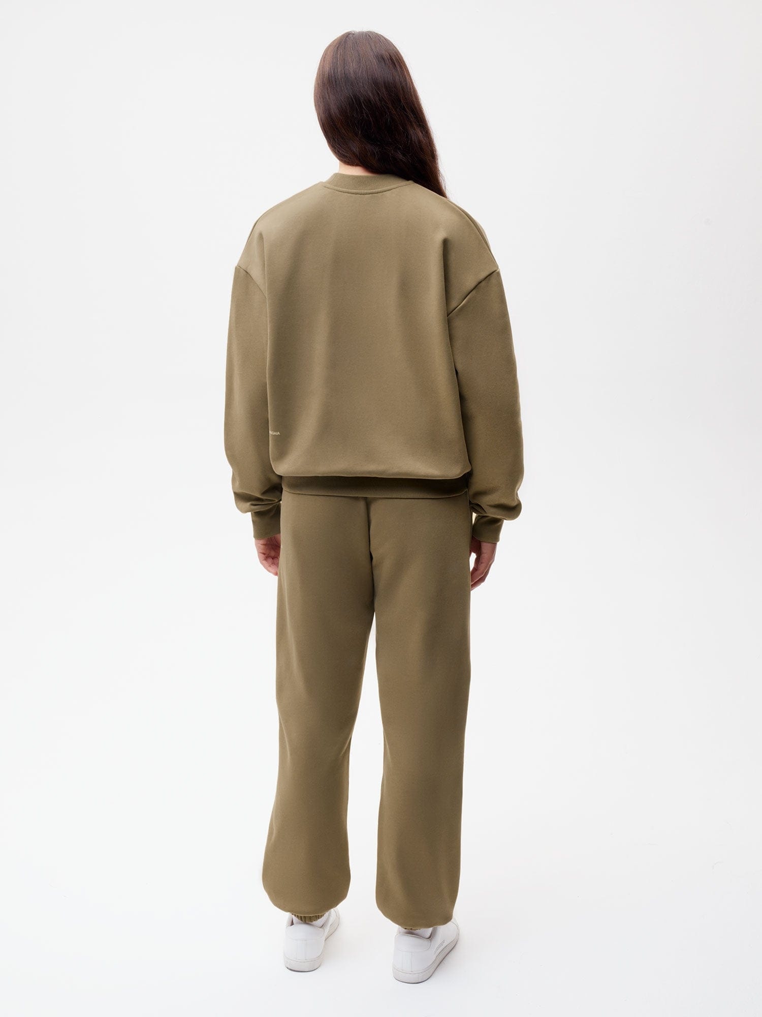 Womens In Conversion Cotton Track Pants - Carbon Brown - 3