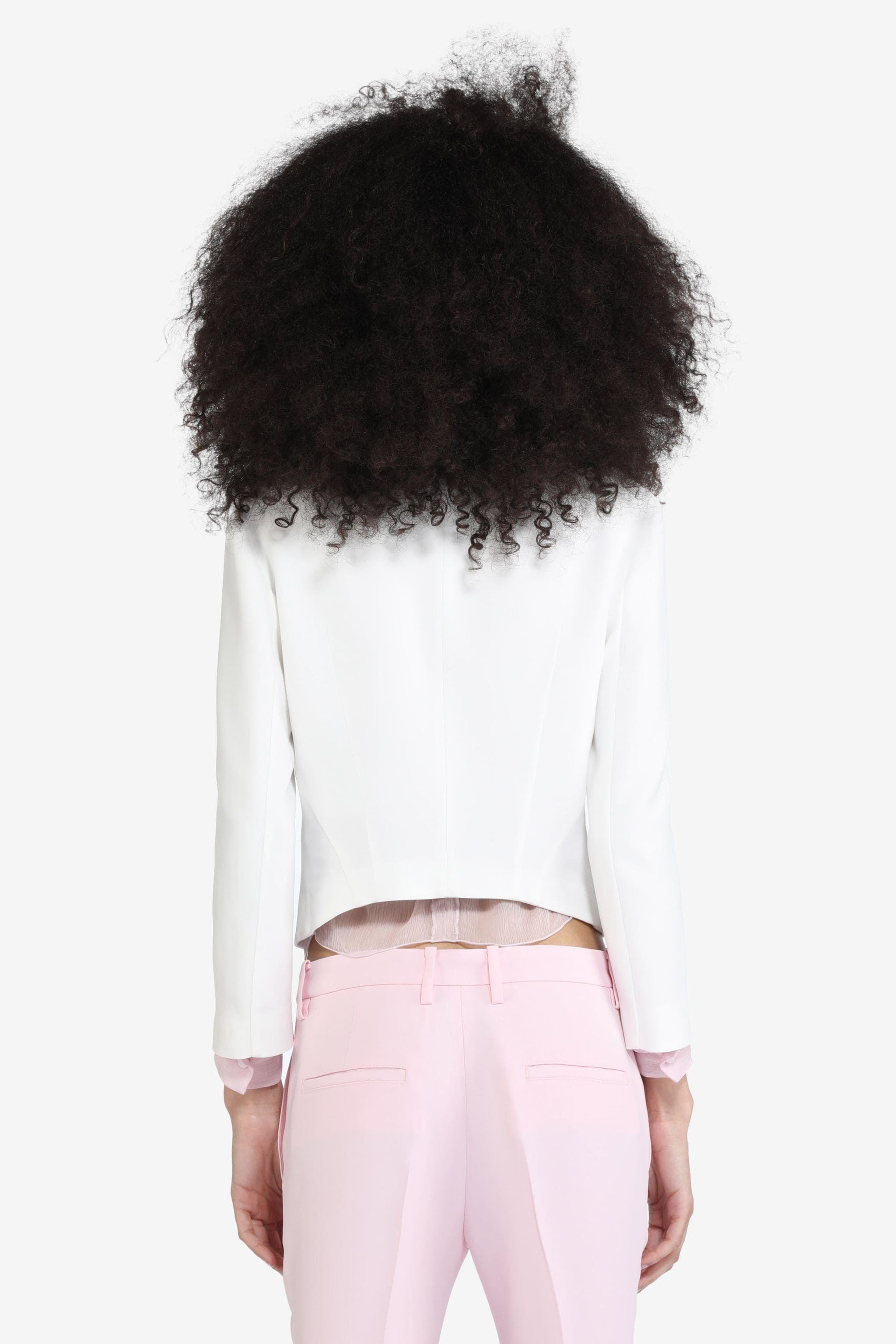 CROPPED SINGLE-BREASTED BLAZER - 2