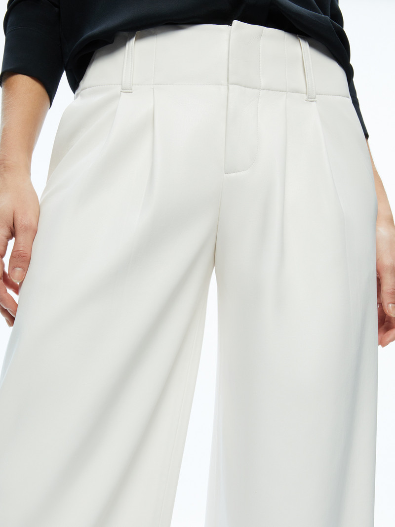 ANDERS VEGAN LEATHER LOW RISE PANT 4