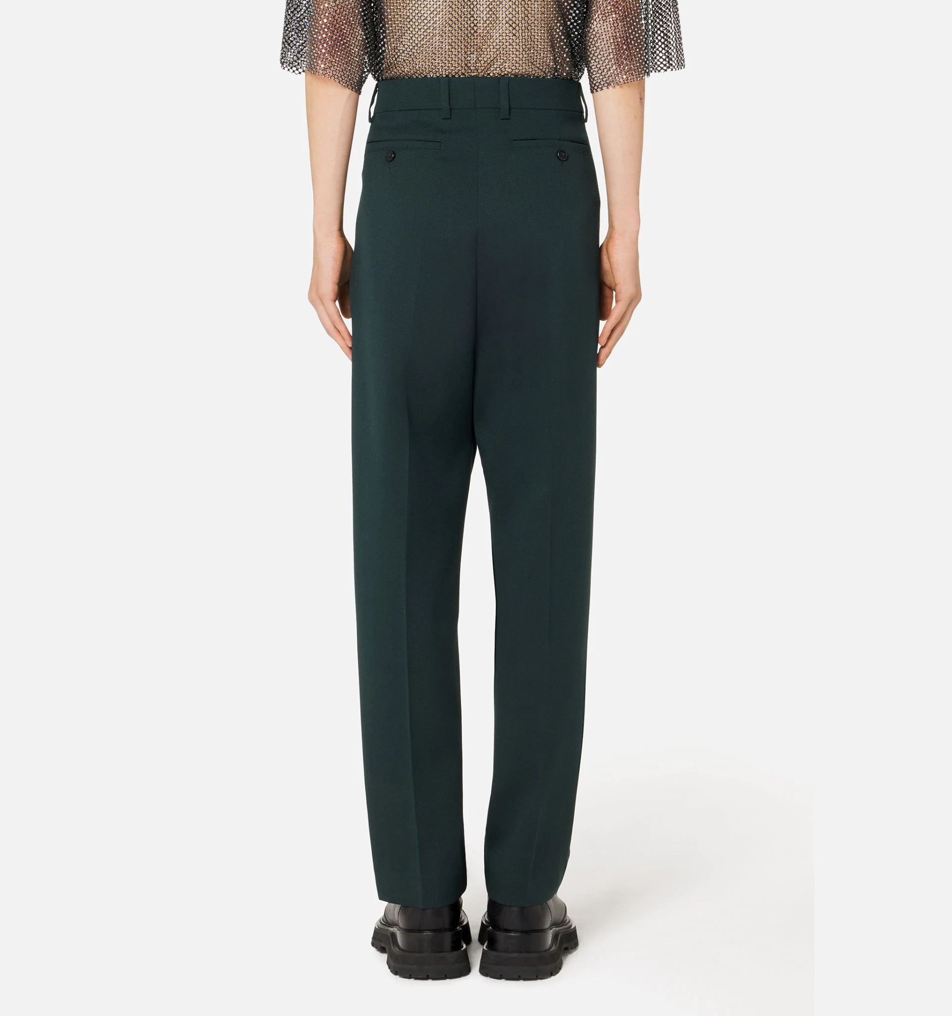 Straight Fit Trousers - 6