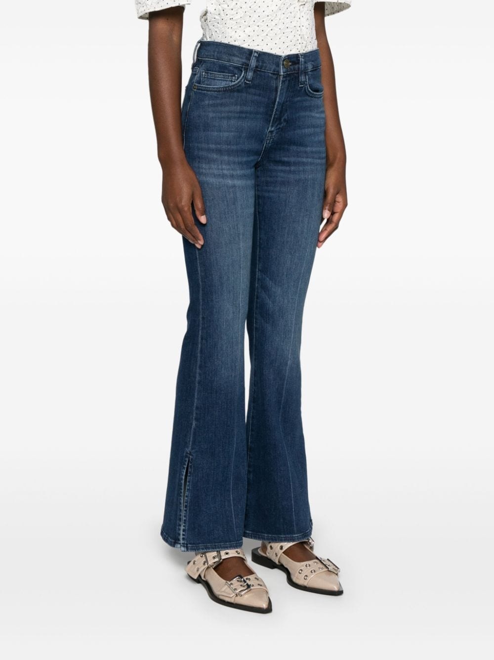 Le Easy high-rise flared jeans - 3
