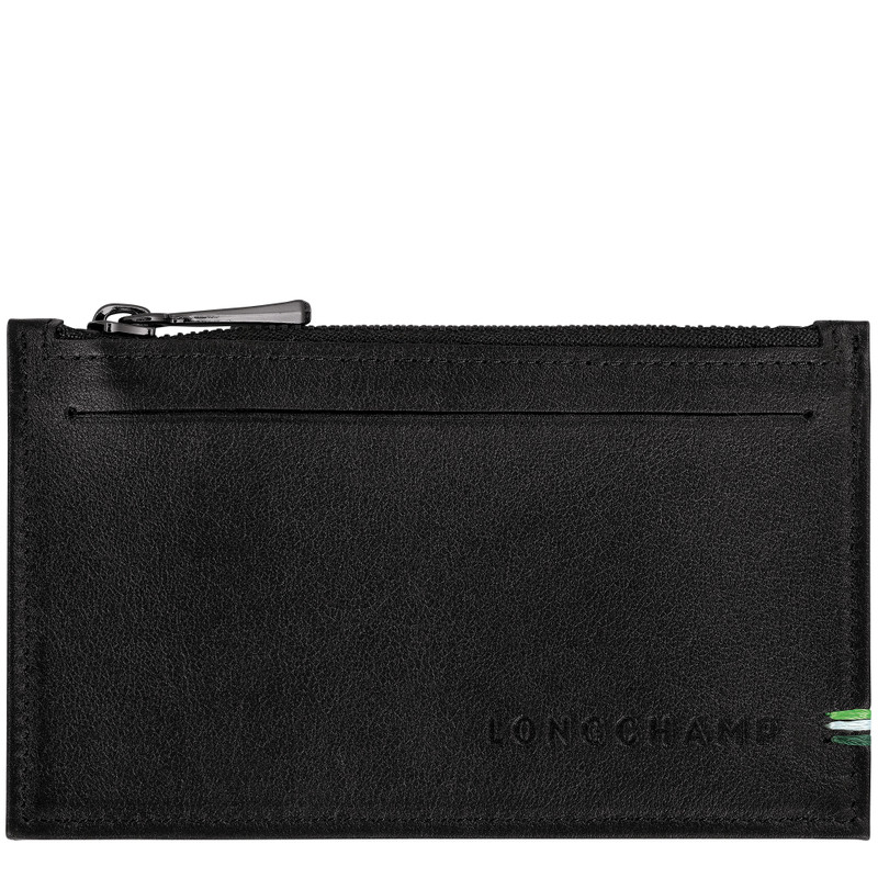 Longchamp sur Seine Coin purse Black - Leather 1
