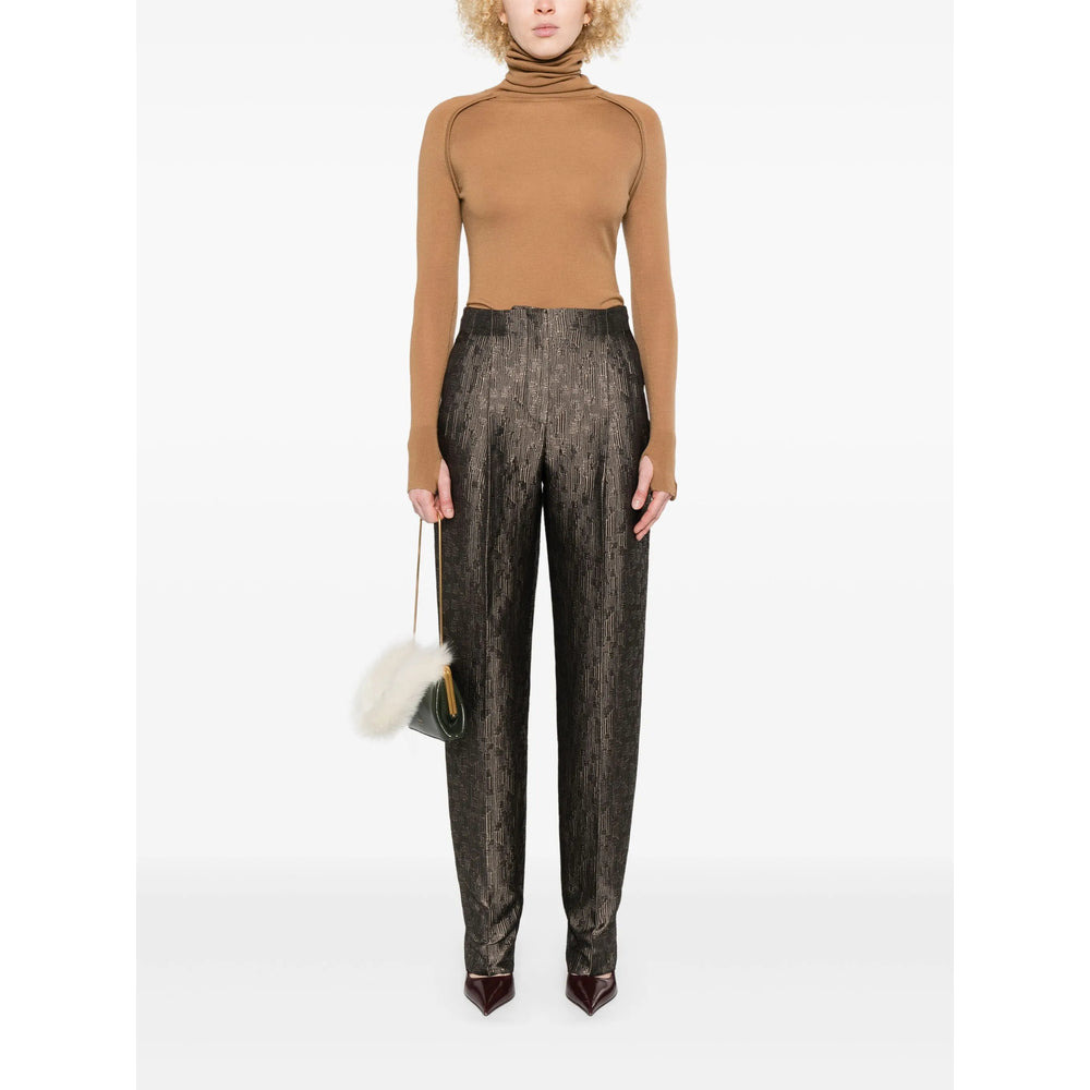 Giorgio Armani Black Trousers - Straight Trousers Women - 4