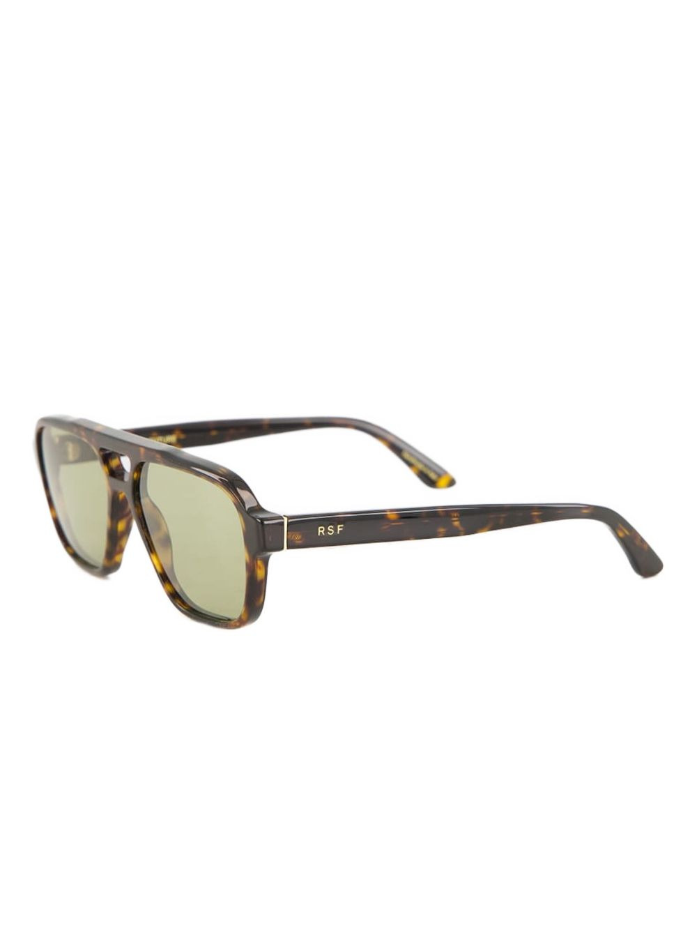 tortoiseshell geometric sunglasses - 3