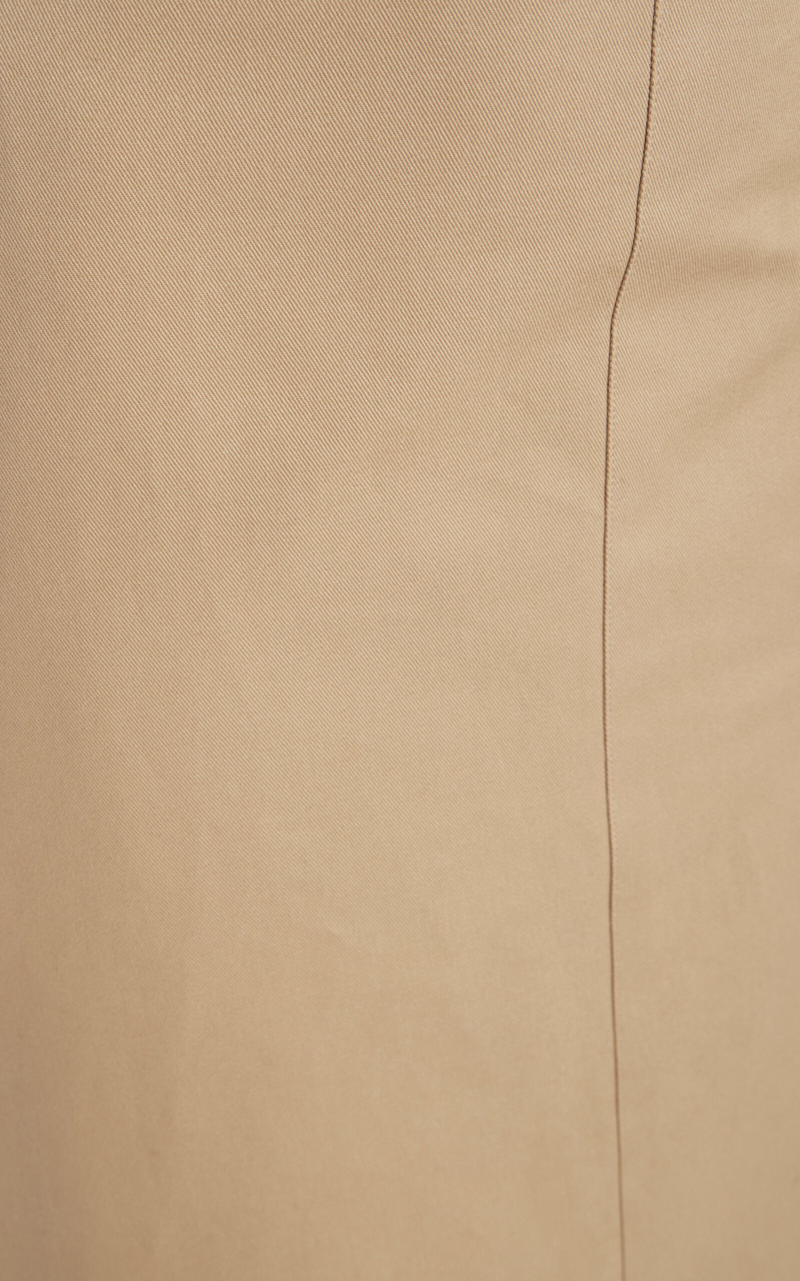 The Avery Cotton Gabardine Midi Skirt khaki - 6