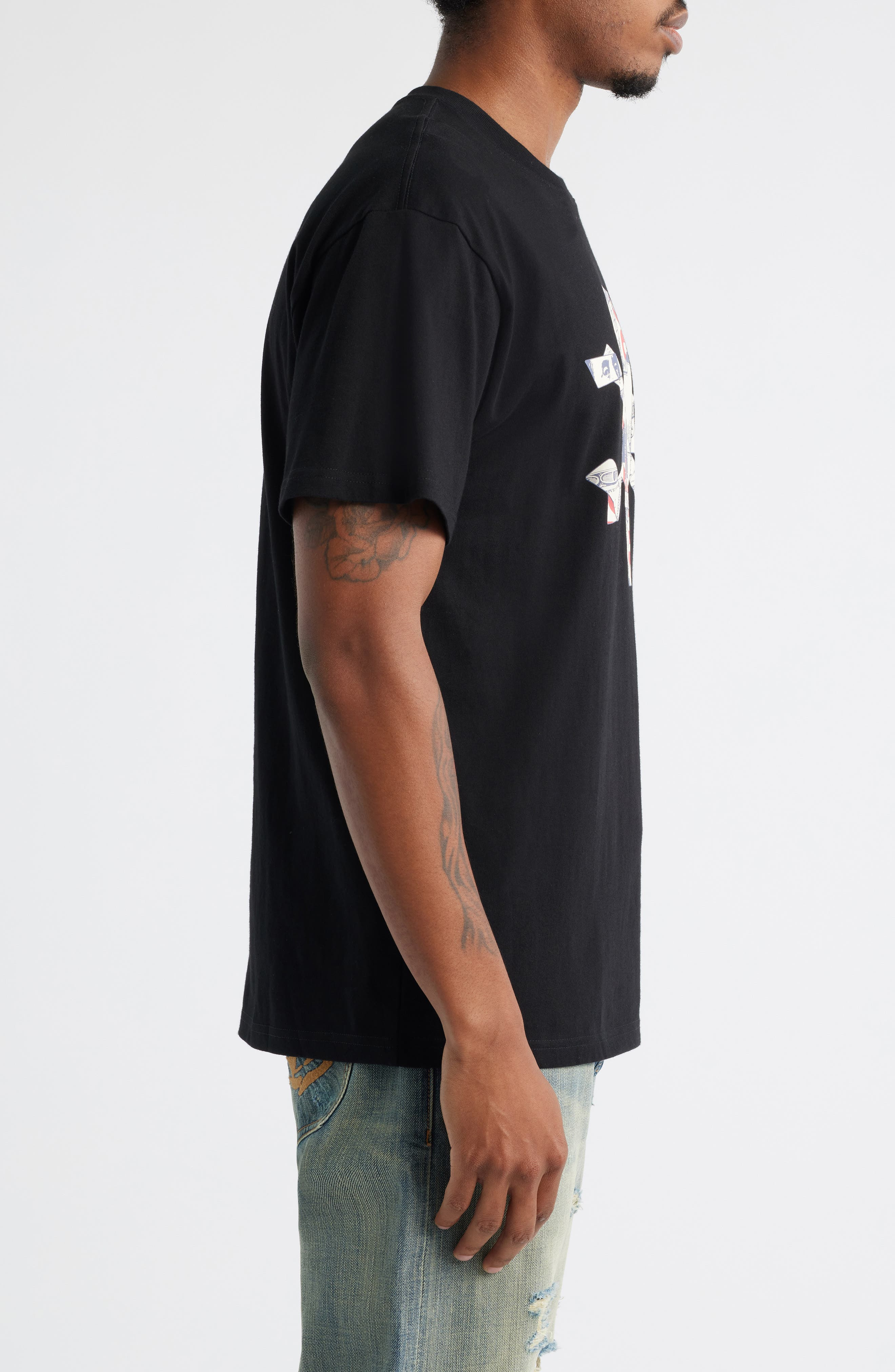 ICECREAM Origami Cotton Graphic Tee in Black at Nordstrom - 3