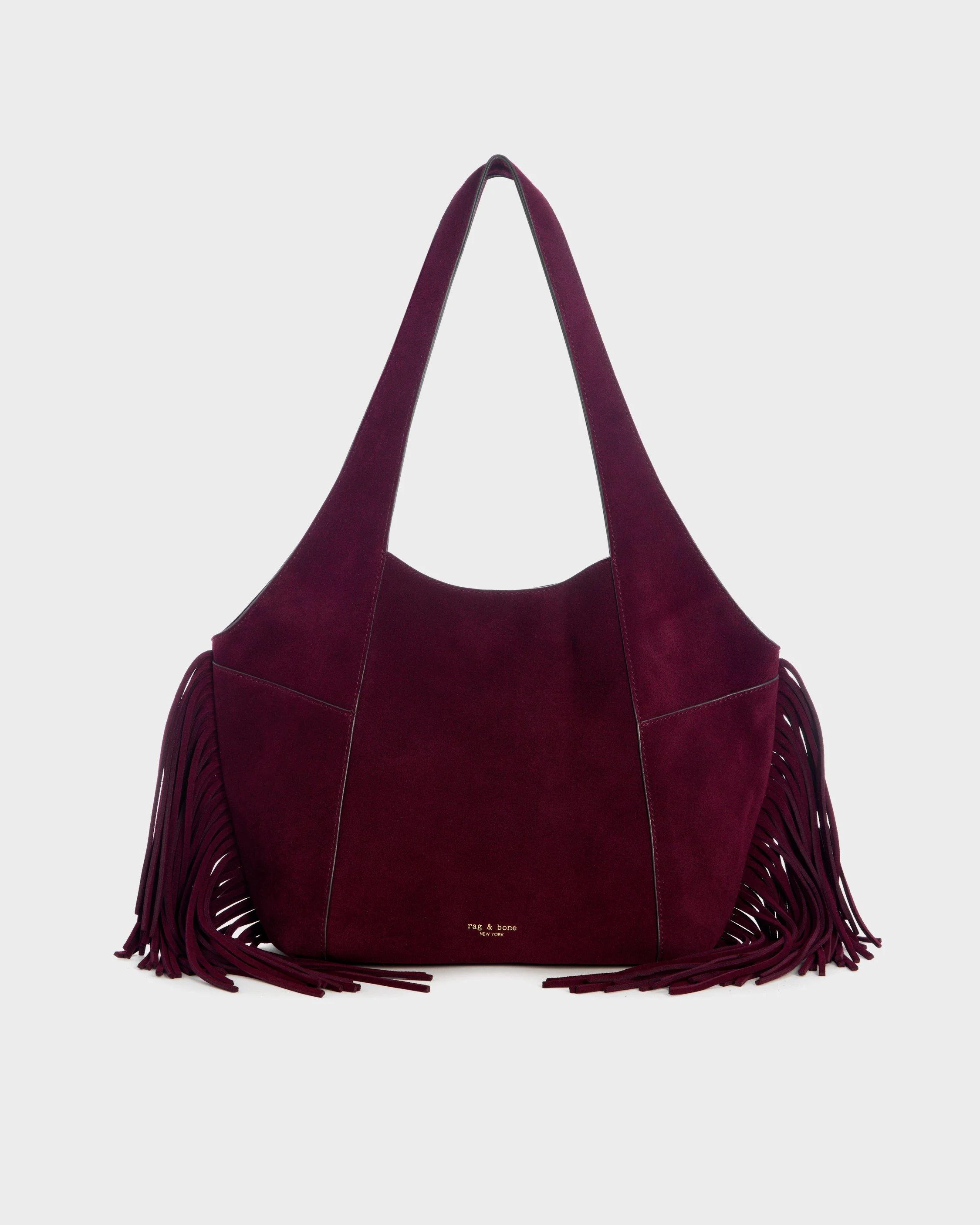 Brayton Suede Fringe Carryall - 1