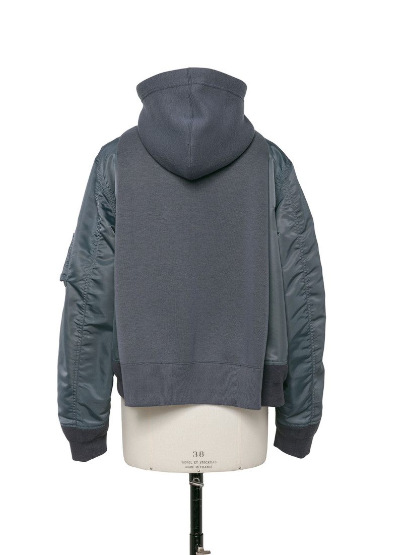 Sponge Sweat x Nylon Twill Hoodie 3