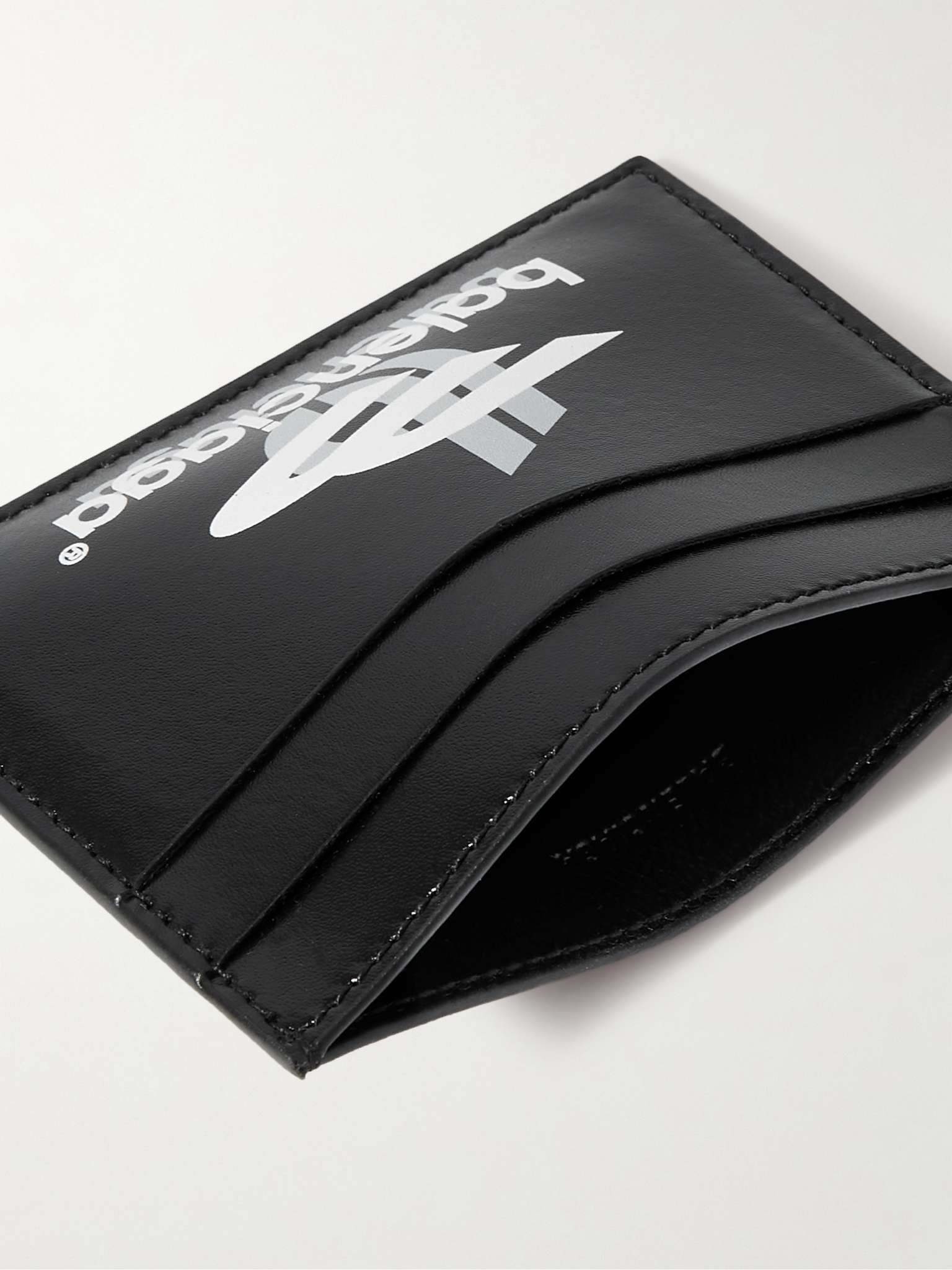 Logo-Print Leather Cardholder - 2