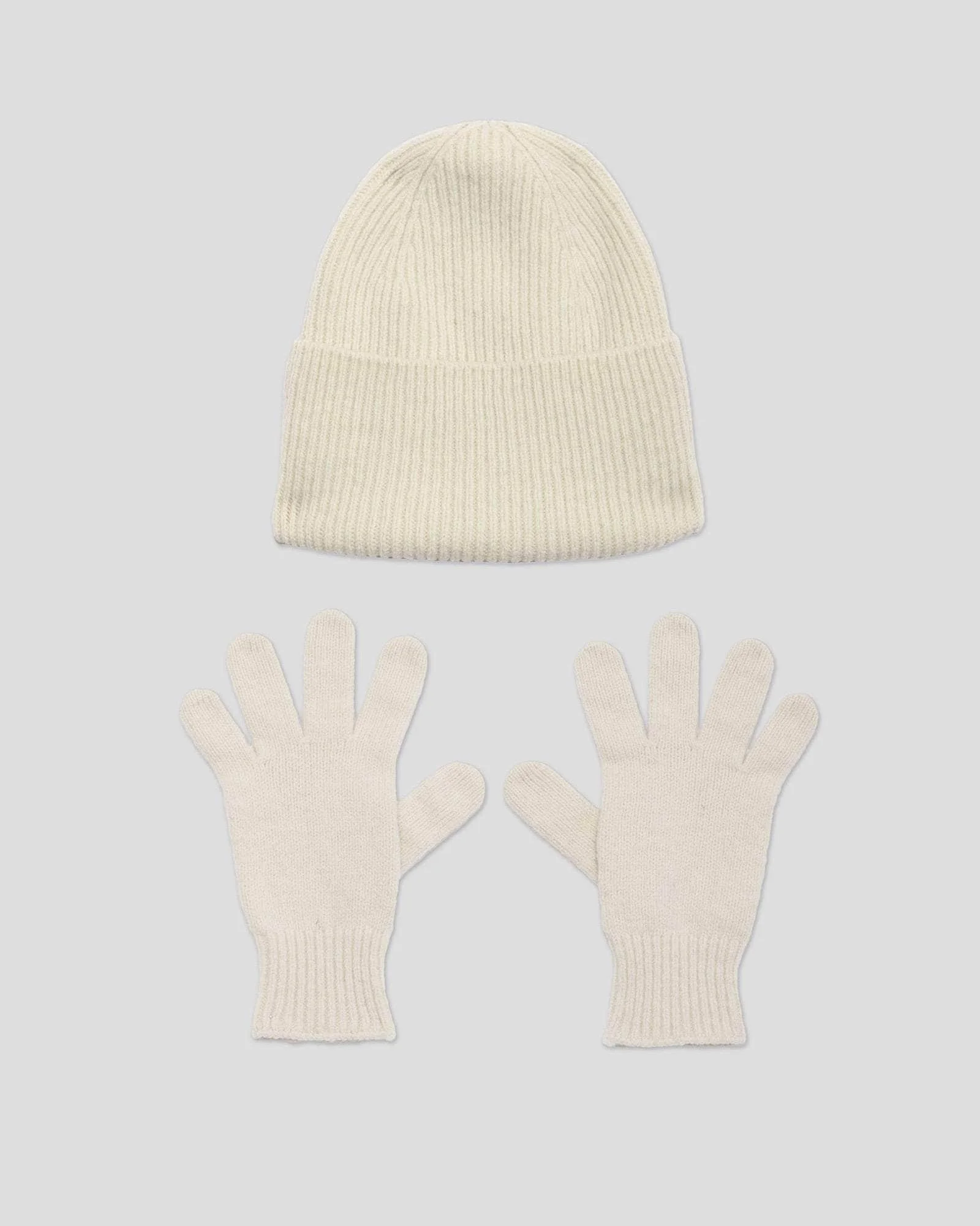 Pack - Mea Beanie & Ribbed Gloves - Arles Merino Wool - 1