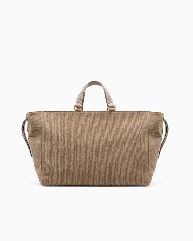 ASV OVERSIZED HANDBAG IN EMBOSSED SUEDE 3